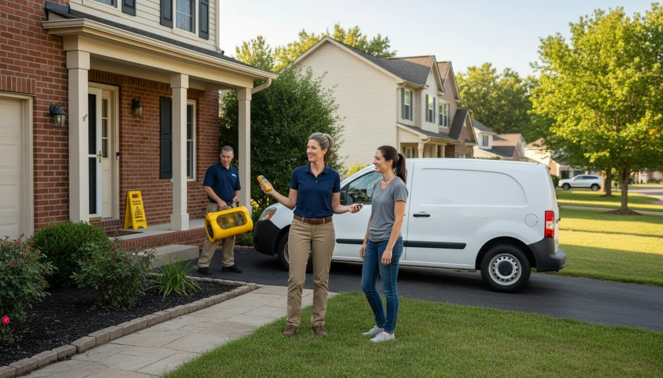 Water restoration image for Emergency Water Removal Services in Wendover, KY